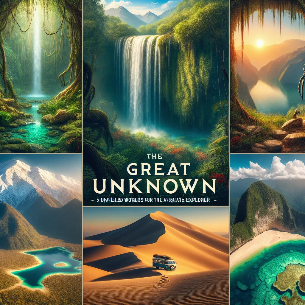 The Great Unknown: 5 Unveiled Wonders for the Insatiable Explorer