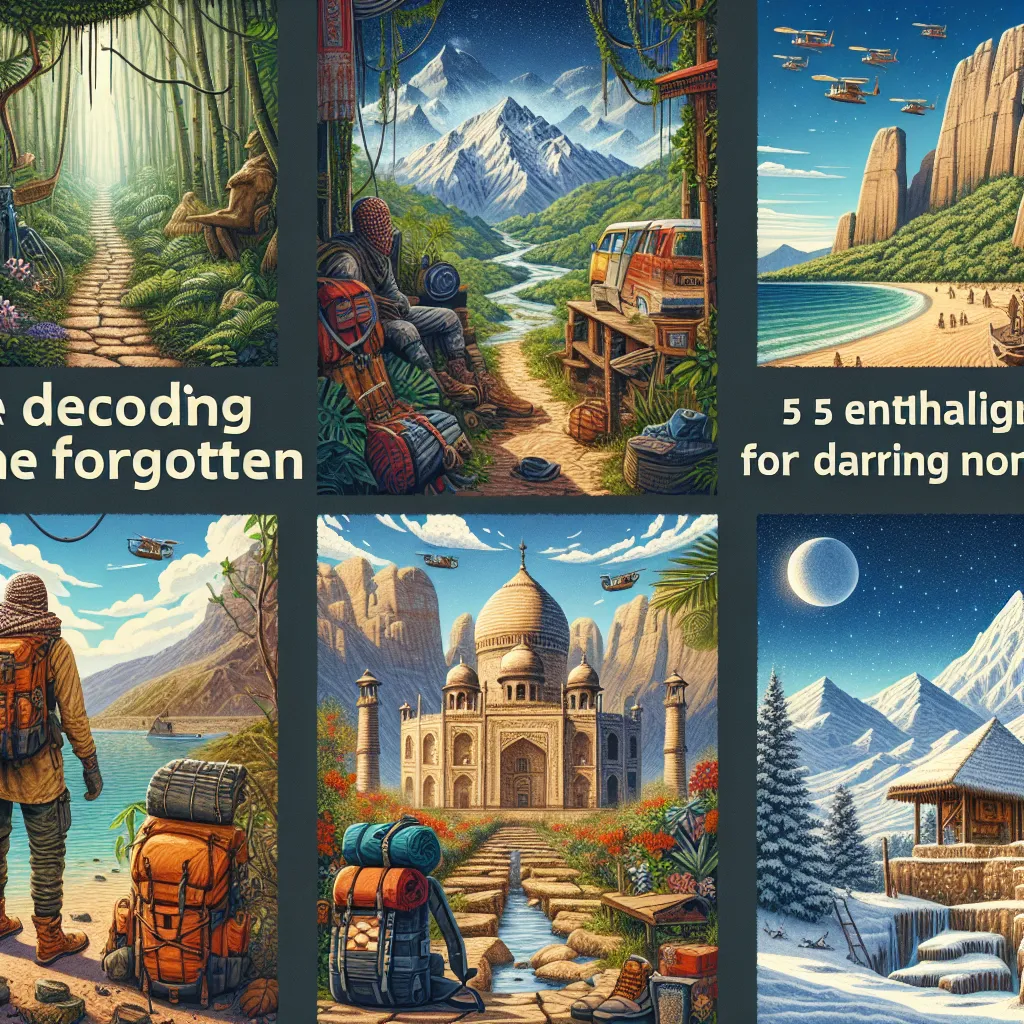 Decoding the Forgotten: 5 Enthralling Hidden Escapes for the Daring Nomad