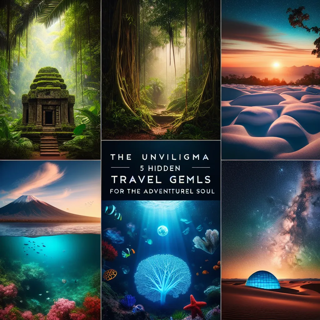 The Unveiled Enigma: 5 Hidden Travel Jewels for the Adventurous Soul