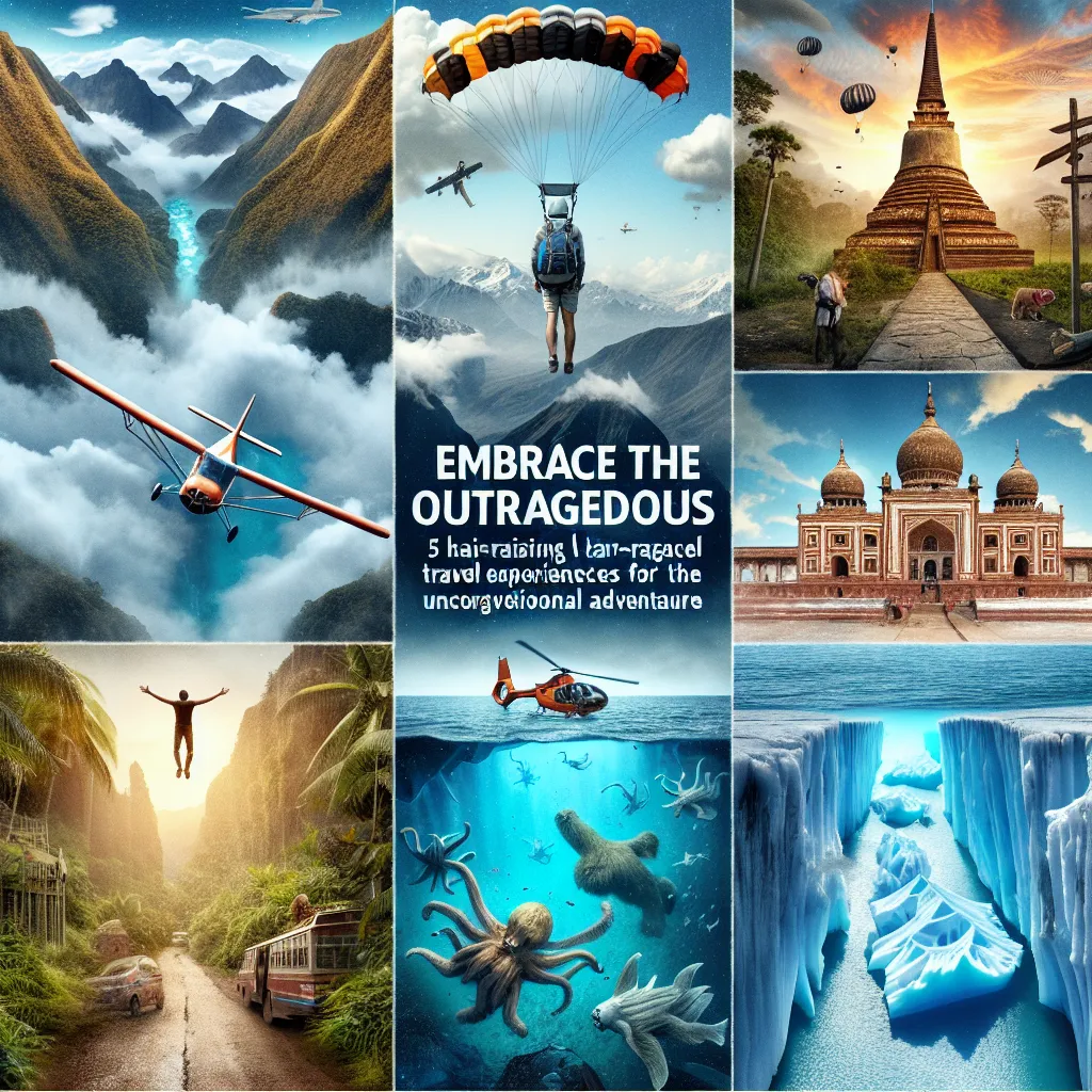 Embrace the Outrageous: 5 Hair-Raising Travel Experiences for the Unconventional Adventurer