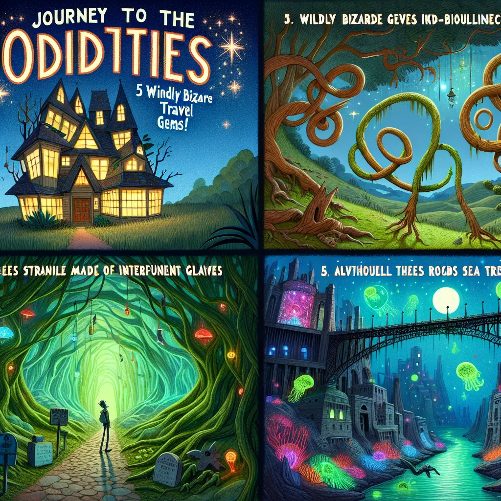 Journey to the Oddities: 5 Wildly Bizarre Travel Gems That'll Make Your Spine Tingle!