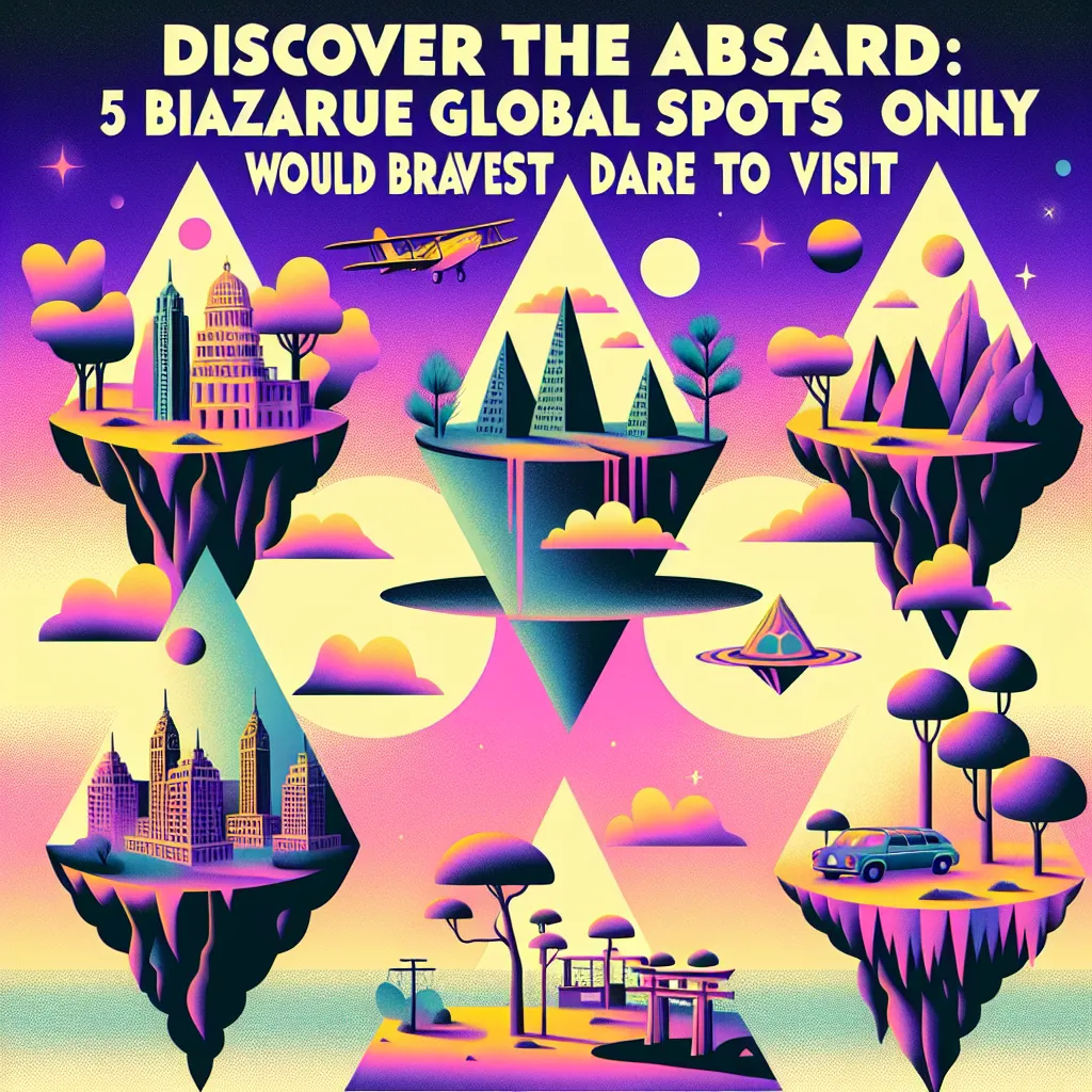 Discover the Absurd: 5 Bizarre Global Spots Only the Bravest Would Dare to Visit