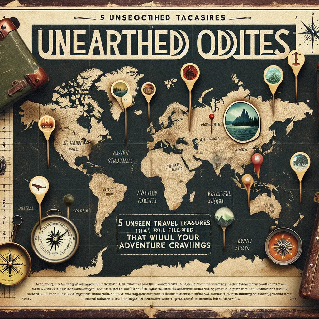 Unearthed Oddities: 5 Unseen Travel Treasures That Will Fuel Your Adventure Cravings