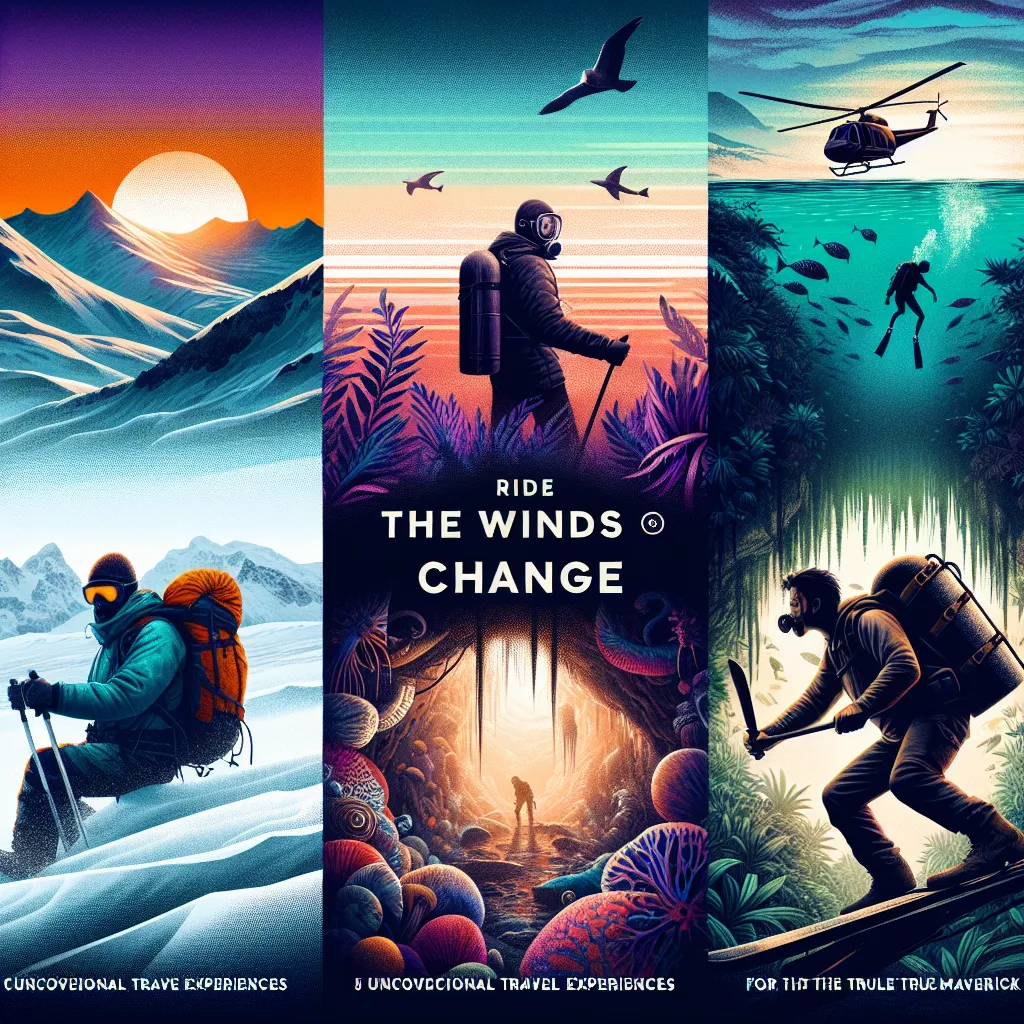 Ride the Winds of Change: 5 Unconventional Travel Experiences for the True Maverick