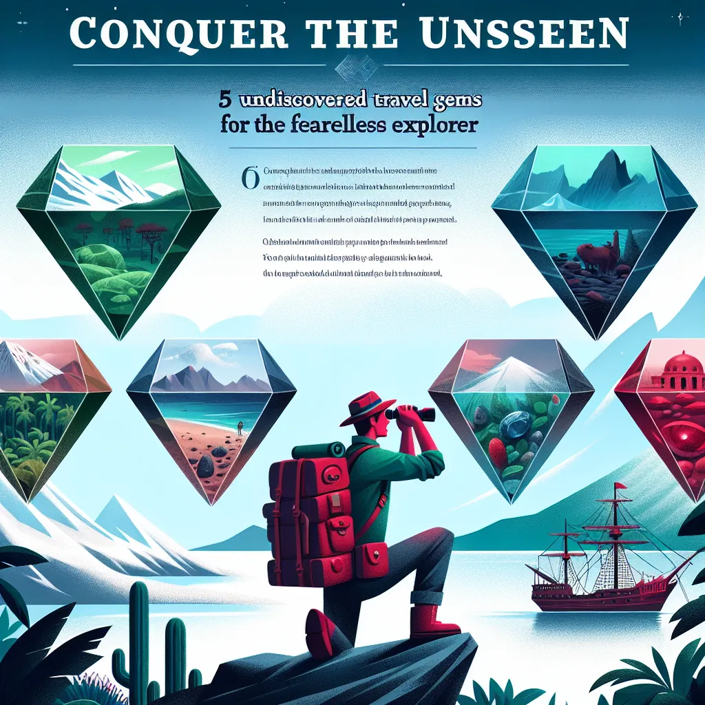 Conquer the Unseen: 5 Undiscovered Travel Gems for the Fearless Explorer