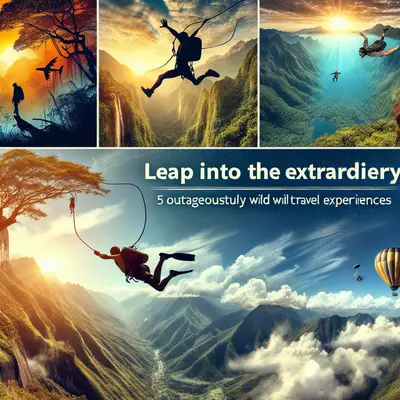 Leap Into the Extraordinary: 5 Outrageously Wild Travel Experiences for the Unconventional Adventurer